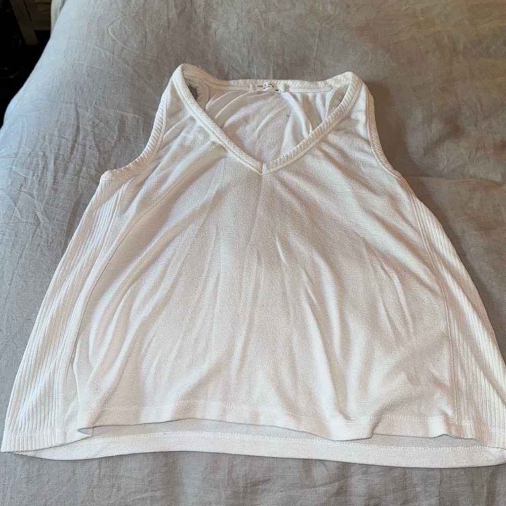 Cream rag and bone cotton tank top. Size Xan